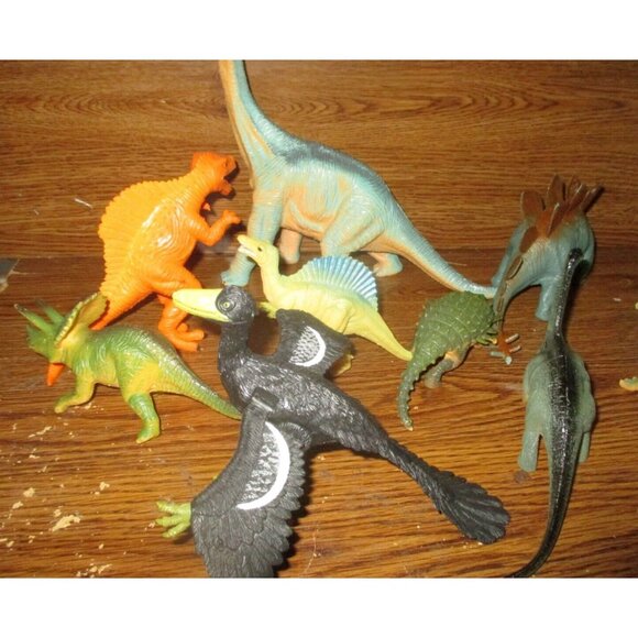Mixed Lot of 9 Large Dinosaur Toys Figures from Kid Galaxy - Picture 6 of 8